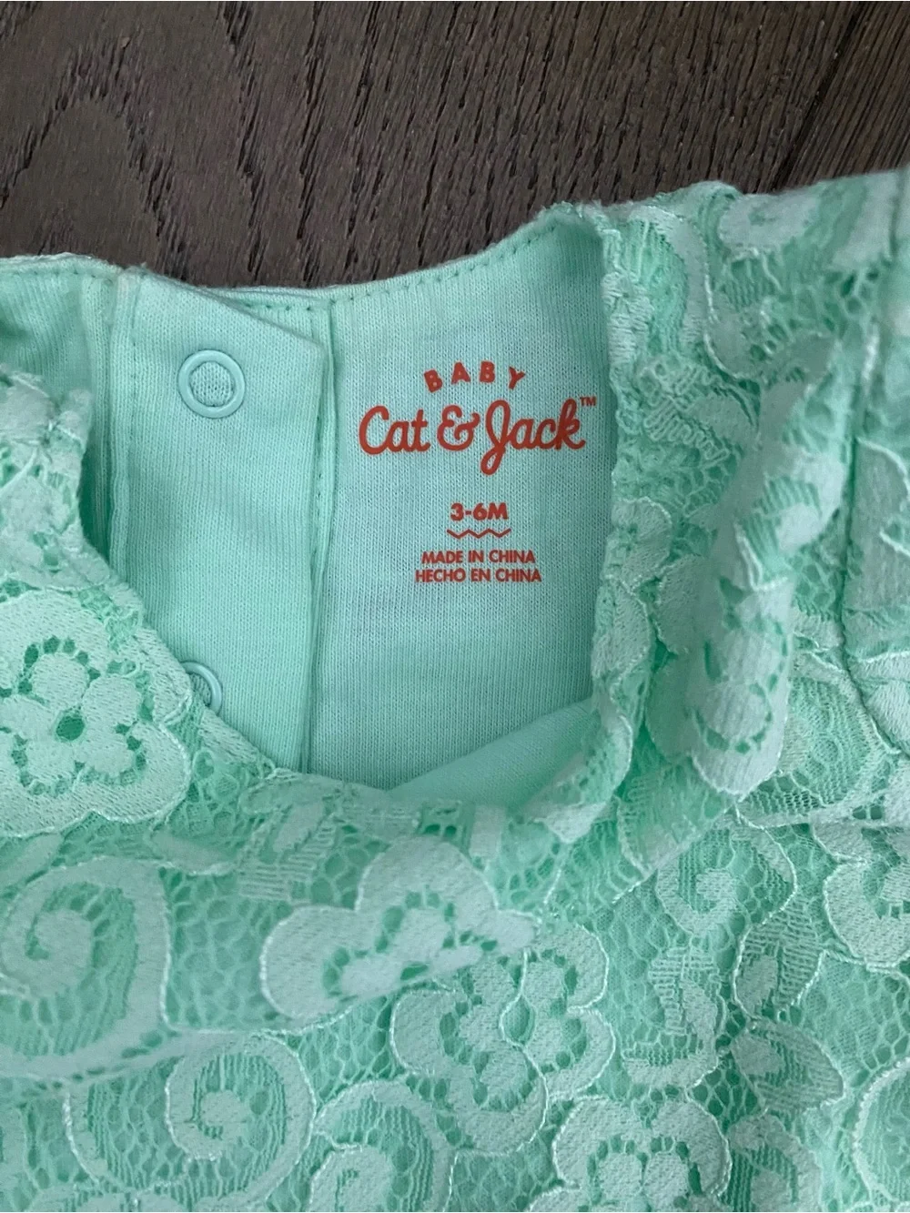 Cat & Jack mint lace